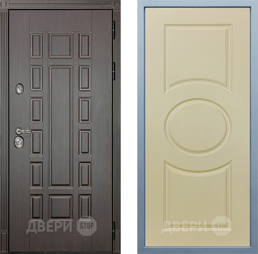 Входная металлическая Дверь Дива МХ-53 STR Д-8 Шампань в Егорьевске