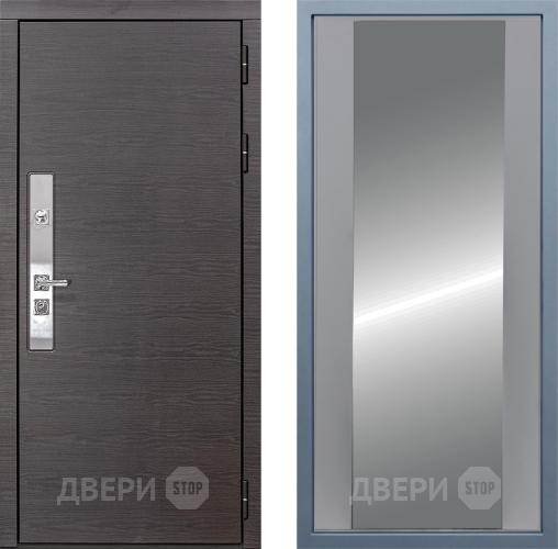 Входная металлическая Дверь Дива МХ-39 STR Д-15 Зеркало Силк Маус в Егорьевске