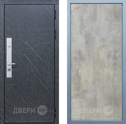 Входная металлическая Дверь Дива МХ-26 STR Д-4 Бетон темный в Егорьевске