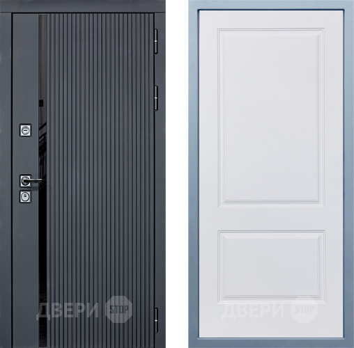 Входная металлическая Дверь Дива МХ-46 STR Д-7 Белый в Егорьевске