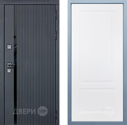 Входная металлическая Дверь Дива МХ-46 STR Н-7 Белый в Егорьевске