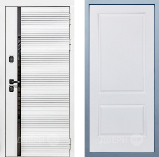 Входная металлическая Дверь Дива МХ-45 Белая STR Д-7 Белый в Егорьевске
