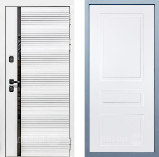 Входная металлическая Дверь Дива МХ-45 Белая STR Н-13 Белый в Егорьевске