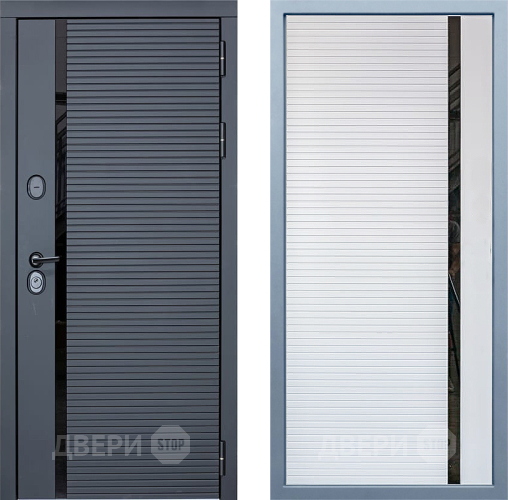 Входная металлическая Дверь Дива МХ-45 STR МХ-45 Белый матовый в Егорьевске