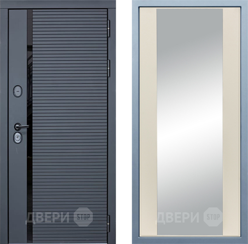 Входная металлическая Дверь Дива МХ-45 STR Д-15 Зеркало Шампань в Егорьевске