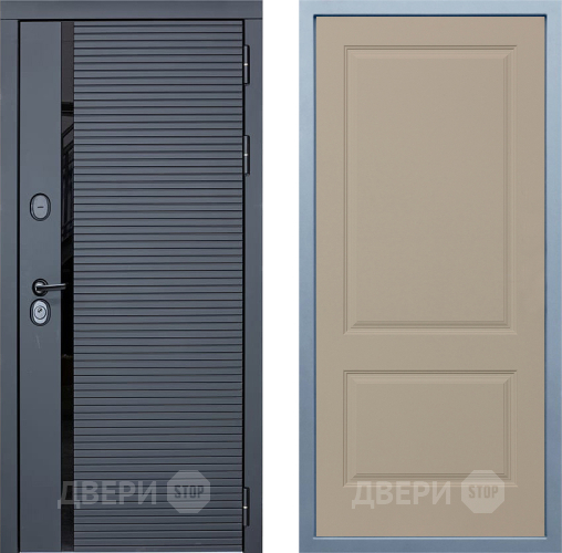 Входная металлическая Дверь Дива МХ-45 STR Д-7 Шампань в Егорьевске