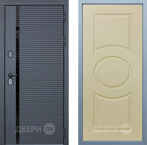 Входная металлическая Дверь Дива МХ-45 STR Д-8 Шампань в Егорьевске