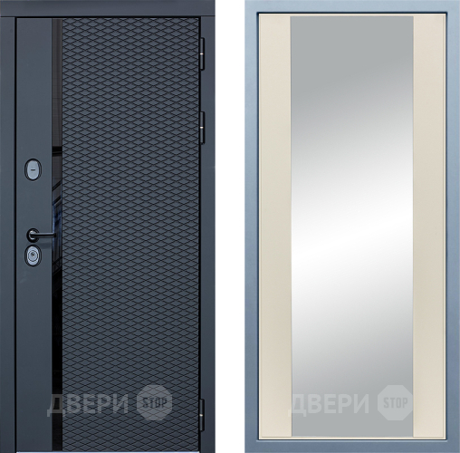 Входная металлическая Дверь Дива МХ-47 STR Д-15 Зеркало Шампань в Егорьевске