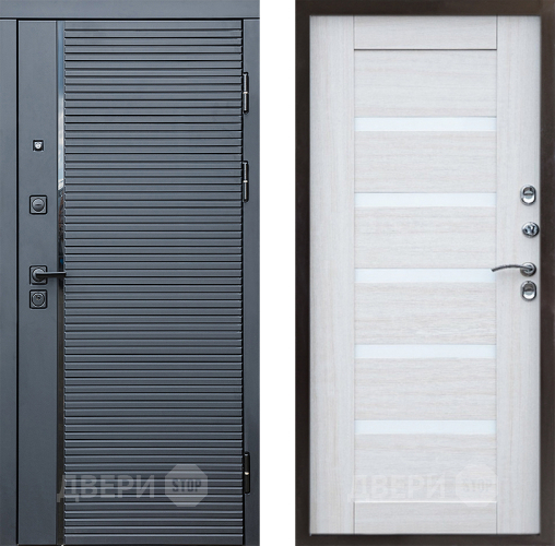 Дверь Престиж Черная Линия Царга Лиственница белая в Егорьевске