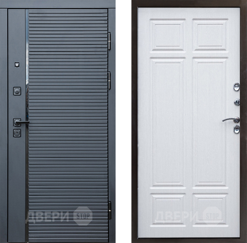 Входная металлическая Дверь Престиж Черная Линия Премиум Лиственница белая в Егорьевске