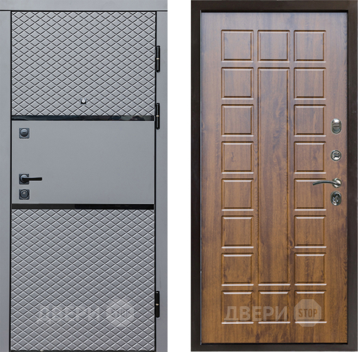Входная металлическая Дверь Престиж Ромб Престиж Дуб в Егорьевске
