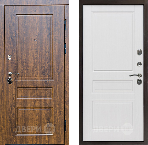 Входная металлическая Дверь Престиж Классика Дуб Классика Белое дерево в Егорьевске