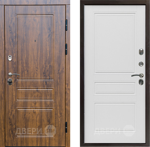 Входная металлическая Дверь Престиж Классика Дуб Классика Лиственница белая в Егорьевске
