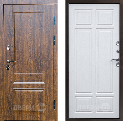 Входная металлическая Дверь Престиж Классика Дуб Премиум Лиственница белая в Егорьевске