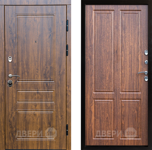 Входная металлическая Дверь Престиж Классика Дуб Премиум Орех светлый в Егорьевске