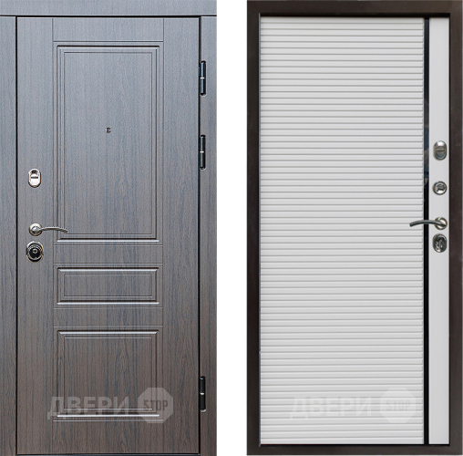 Входная металлическая Дверь Престиж Классика Венге Porte Белый в Егорьевске