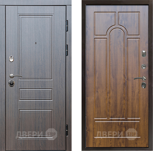 Входная металлическая Дверь Престиж Классика Венге Арка Дуб в Егорьевске