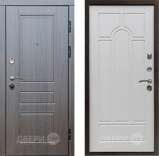 Дверь Престиж Классика Венге Арка Лиственница белая в Егорьевске