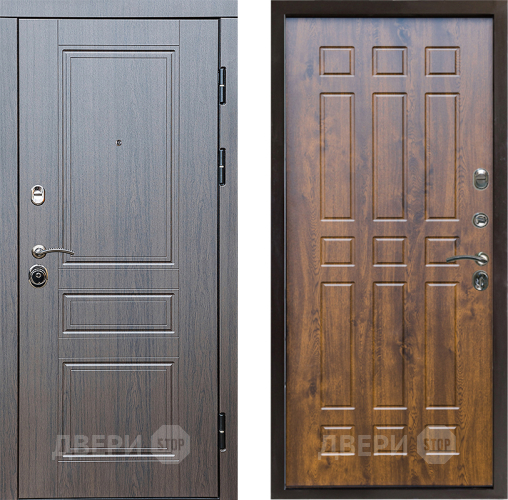 Входная металлическая Дверь Престиж Классика Венге Спарта Дуб в Егорьевске