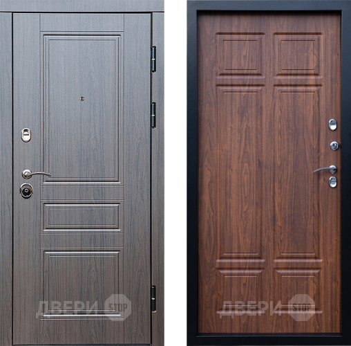 Входная металлическая Дверь Престиж Классика Венге Премиум Орех темный в Егорьевске