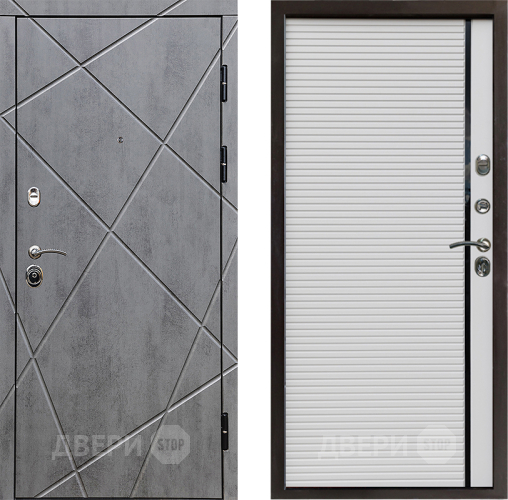 Входная металлическая Дверь Престиж Лучи Porte Белый в Егорьевске