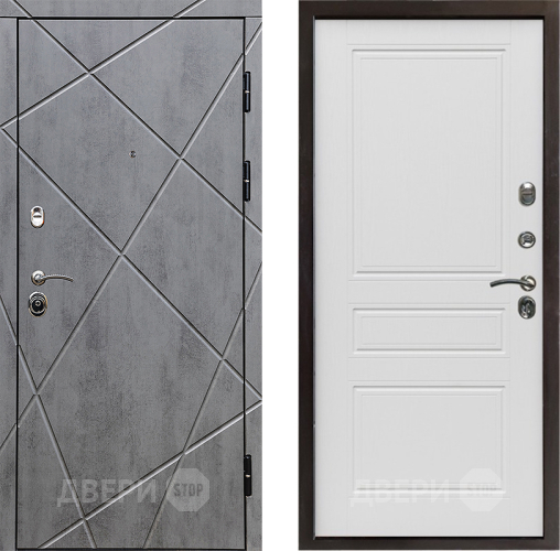 Входная металлическая Дверь Престиж Лучи Классика Лиственница белая в Егорьевске