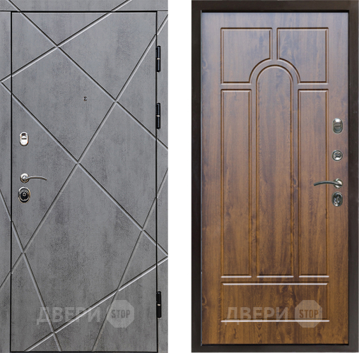 Входная металлическая Дверь Престиж Лучи Арка Дуб в Егорьевске