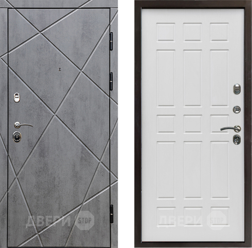 Входная металлическая Дверь Престиж Лучи Спарта Белое дерево в Егорьевске