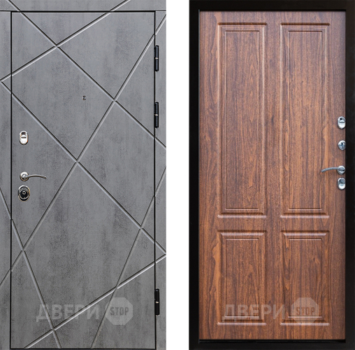 Входная металлическая Дверь Престиж Лучи Премиум Орех светлый в Егорьевске