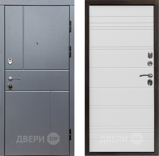 Дверь Престиж Горизонт Грэй Line Белый в Егорьевске