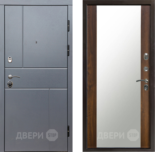 Дверь Престиж Горизонт Грэй Зеркало Дуб в Егорьевске