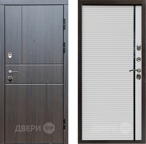 Входная металлическая Дверь Престиж Горизонт Венге Porte Белый в Егорьевске