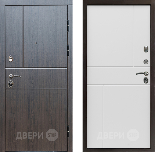 Входная металлическая Дверь Престиж Горизонт Венге Горизонт Бетон белый в Егорьевске