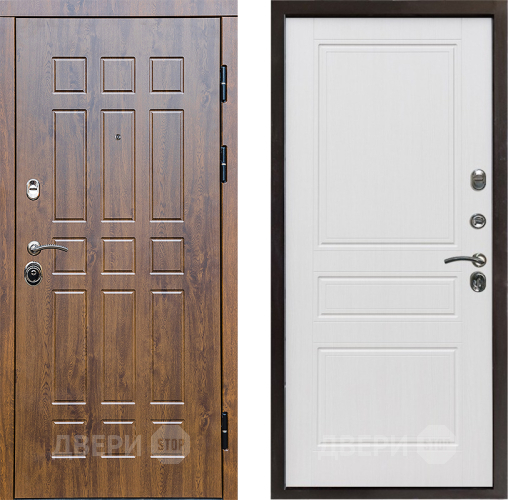 Входная металлическая Дверь Престиж Стандарт Классика Белое дерево в Егорьевске
