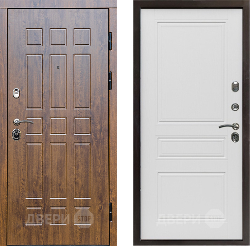 Входная металлическая Дверь Престиж Стандарт Классика Лиственница белая в Егорьевске
