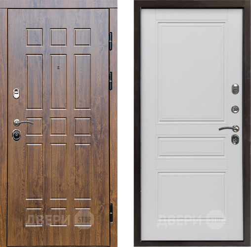 Входная металлическая Дверь Престиж Стандарт Классика Белый матовый в Егорьевске