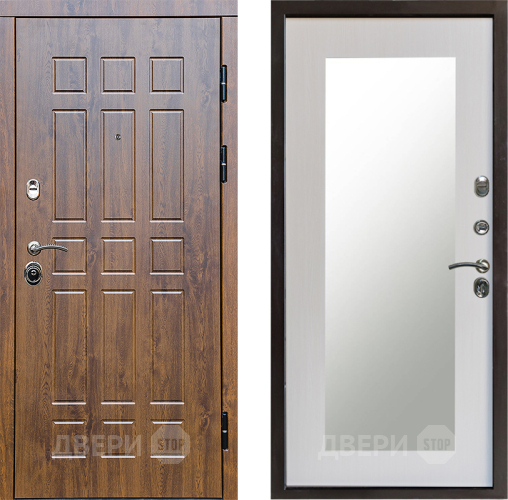 Дверь Престиж Стандарт Зеркло Пастораль Лиственница белая в Егорьевске