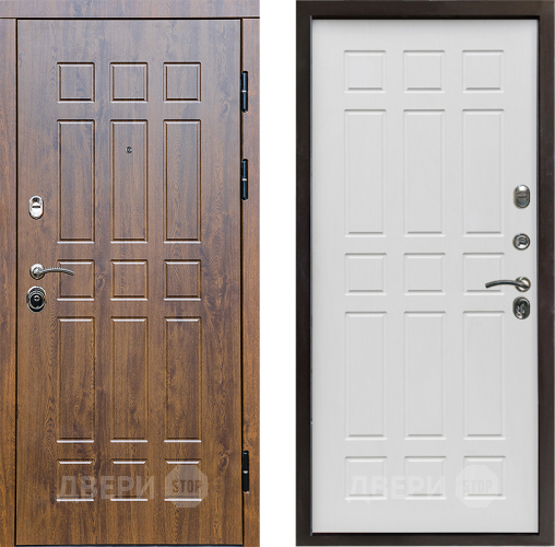 Входная металлическая Дверь Престиж Стандарт Спарта Белое дерево в Егорьевске