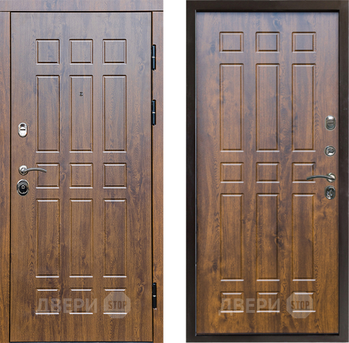 Входная металлическая Дверь Престиж Стандарт Спарта Дуб в Егорьевске