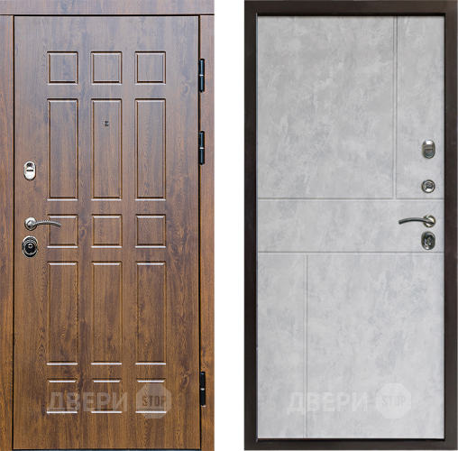 Входная металлическая Дверь Престиж Стандарт Горизонт Бетон светлый в Егорьевске