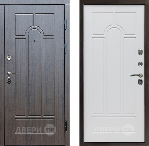 Входная металлическая Дверь Престиж Арка Арка Белое дерево в Егорьевске