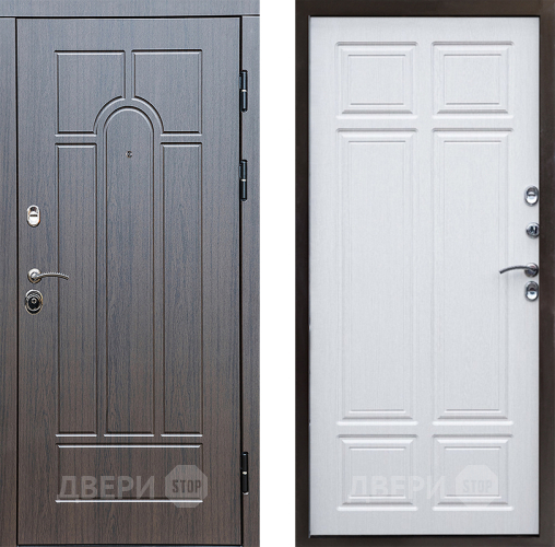 Входная металлическая Дверь Престиж Арка Премиум Лиственница белая в Егорьевске