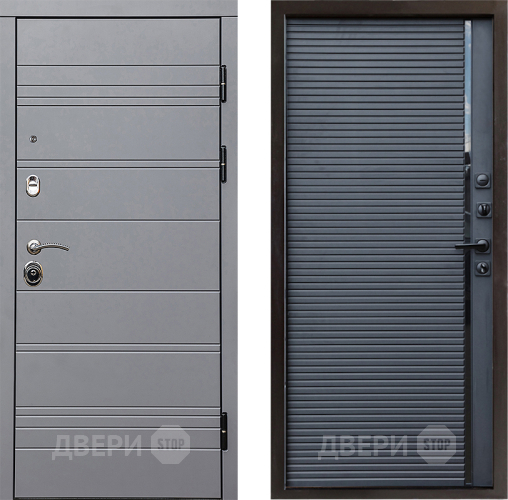Входная металлическая Дверь Престиж Линия Грэй Porte Черный кварц в Егорьевске