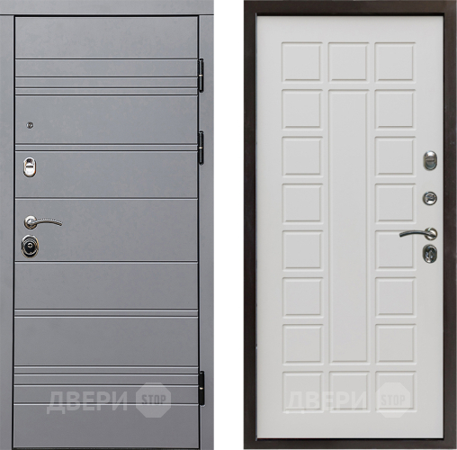 Входная металлическая Дверь Престиж Линия Грэй Престиж Бежевый мат в Егорьевске