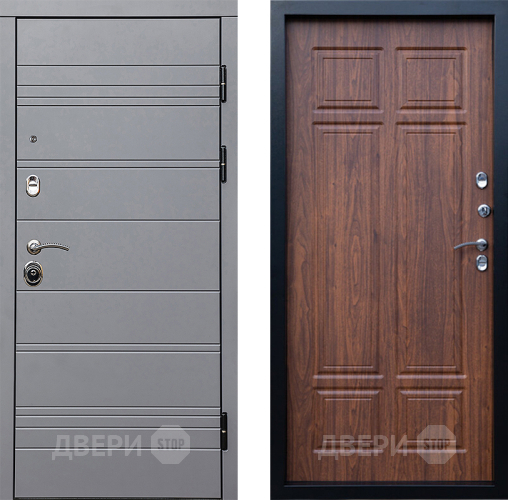 Дверь Престиж Линия Грэй Премиум Орех темный в Егорьевске