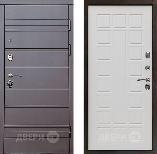 Входная металлическая Дверь Престиж Линия Браун Престиж Бежевый мат в Егорьевске