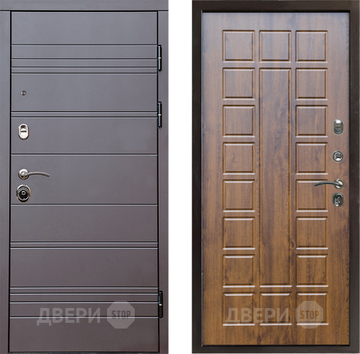 Входная металлическая Дверь Престиж Линия Браун Престиж Дуб в Егорьевске