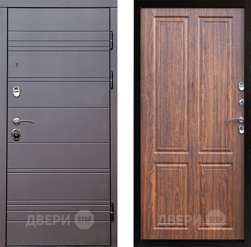 Входная металлическая Дверь Престиж Линия Браун Премиум Орех светлый в Егорьевске