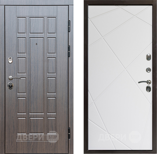 Входная металлическая Дверь Престиж Престиж Лучи Бетон белый в Егорьевске