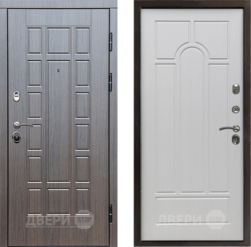 Входная металлическая Дверь Престиж Престиж Арка Лиственница белая в Егорьевске